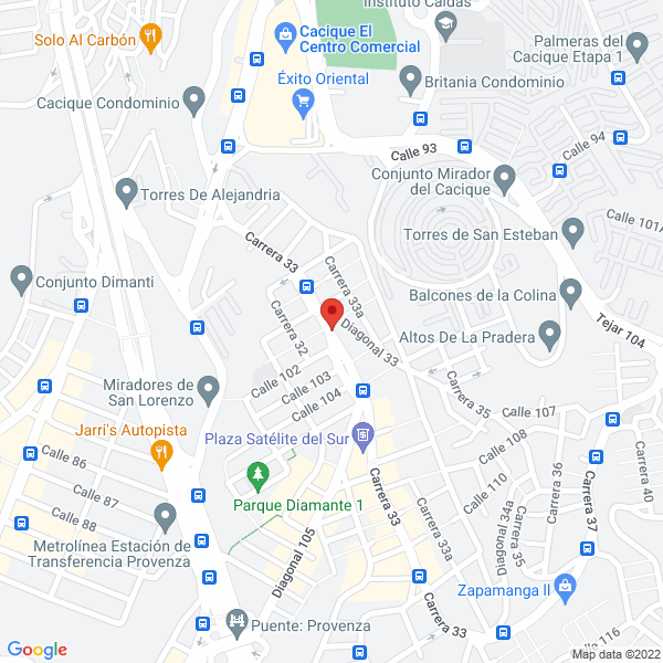 Map of Distri Yépez S.A.S.