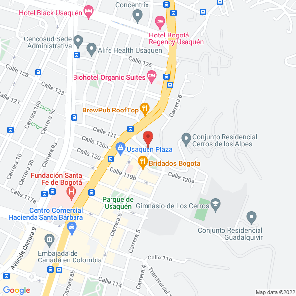 Mapa de Serviandes Asesores S.A.S.