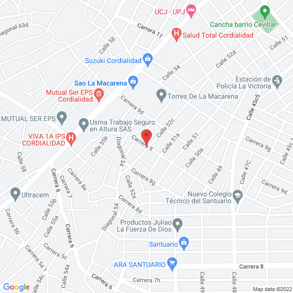 Map of Electriservi J.D. S.A.S.