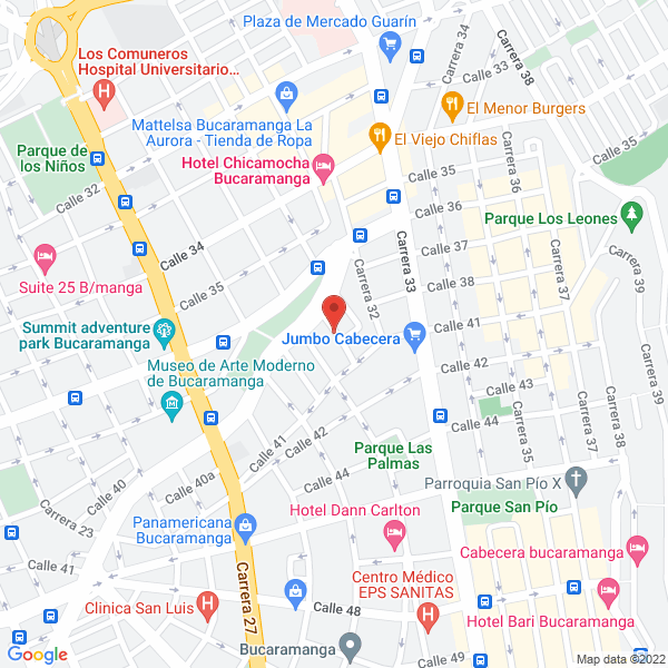 Map of Renovar Diseños E Ingeniería S.A.S.