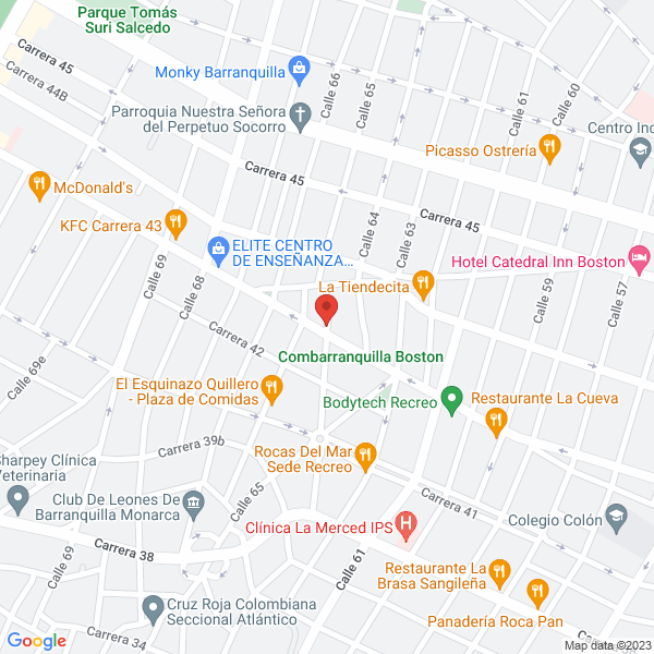 Map of Compañia Servicios Equipos Y Sistemas Tecnologicos S.A.S. Sigla Cosystec S.A.S