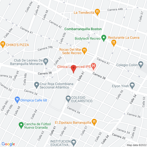 Map of Comercializadora De Lamarck Q S.A.S.