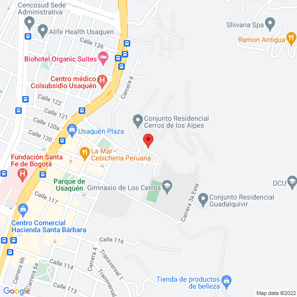 Mapa de Maruhe Ltda.