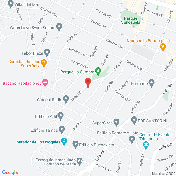 Map of Chavarriaga Zarur E Hijos Y CIA. S. En C.