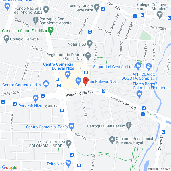 Mapa de Operadores Logísticos Internacionales De Carga Wesscolda S.A.S.
