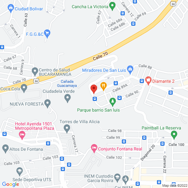 Map of Dsoler Viajes Colombia S.A.S.