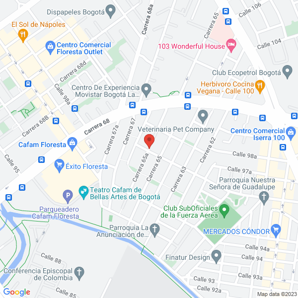Mapa de Transacciones Telefonicas De Colombia Ltda.