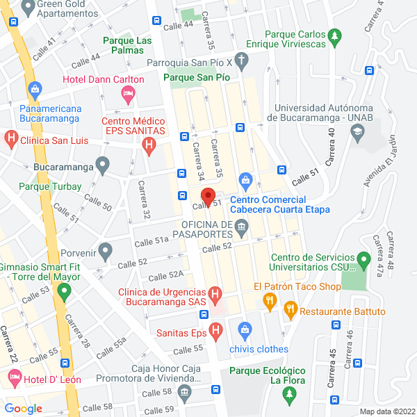 Map of International Books Store S.A.S.
