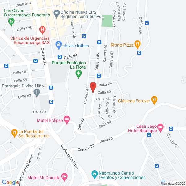 Map of Inversiones Confer Vicon S.A.S.