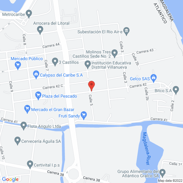 Map of Transporte Sanchez Ltda