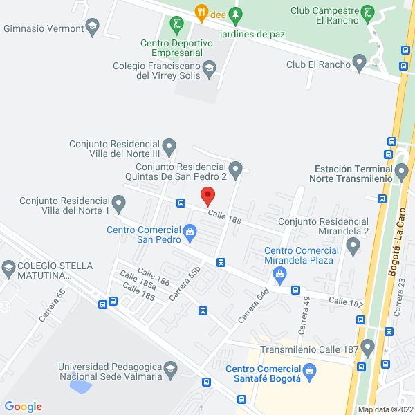 Mapa de Interfruits Colombia S.A.S.