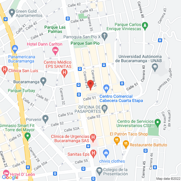 Map of Container Food Company S.A.S.