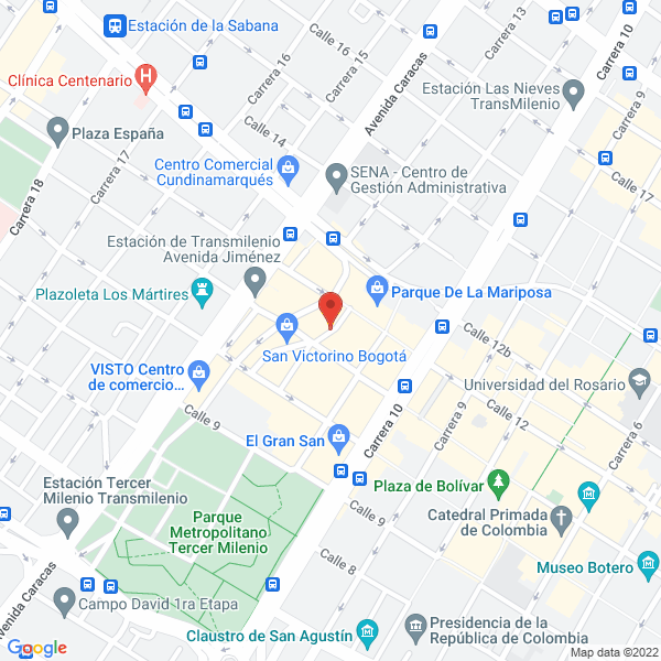 Mapa de Gran Rubi Ltda.