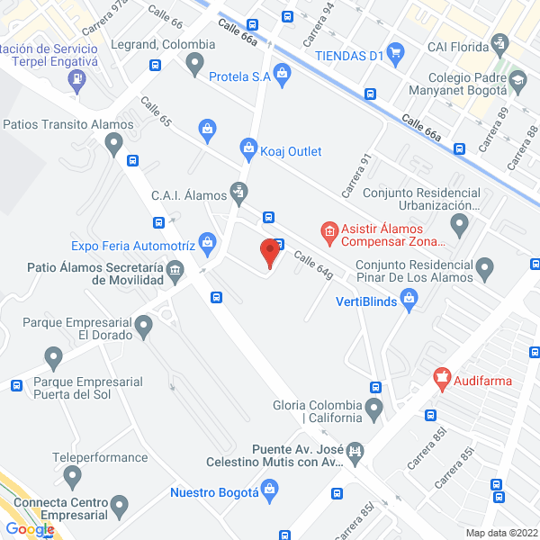 Mapa de Forteco S.A.