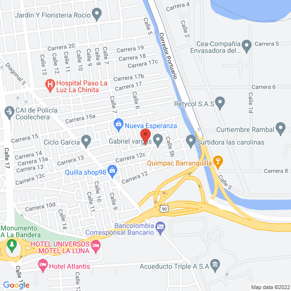 Map of Tilapias San Gil S.A.S.
