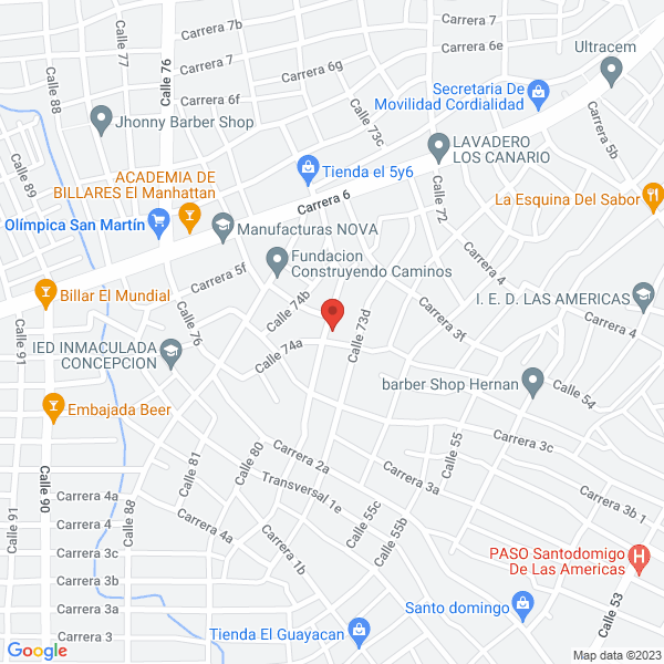 Map of Medicall Teleasistencia Y Cuidados En Casa S.A.S.