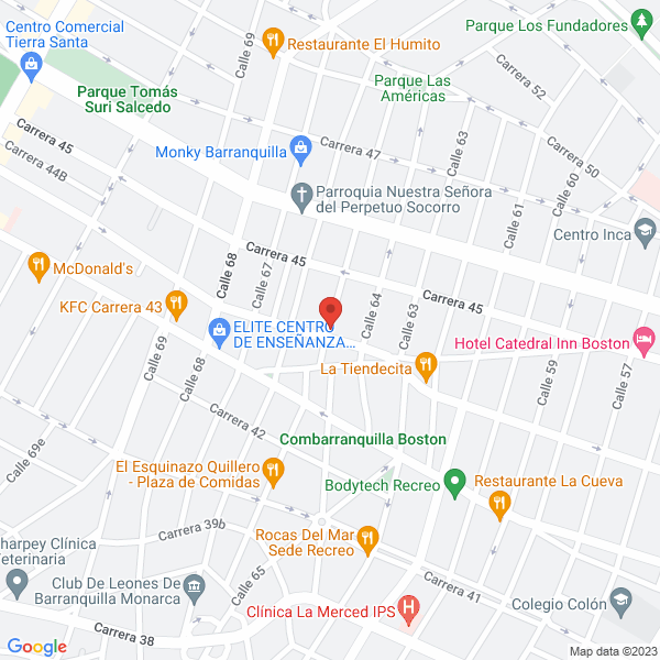 Map of Distribuidora Y Comercializadora El Solar JM S.A.S.