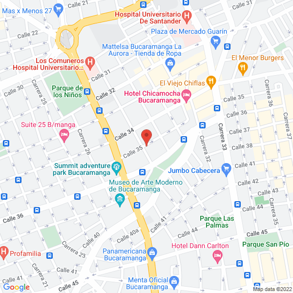 Map of Niño Sánchez Construcciones S.A.S.