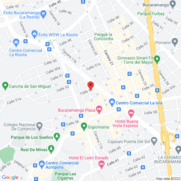 Map of Orlando Beltran Niño E.U.