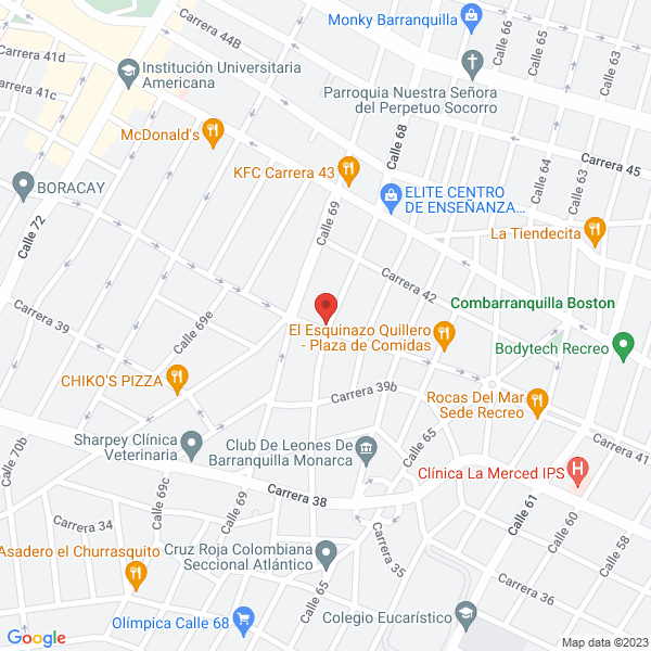 Map of Hair Rescue S.A.S.