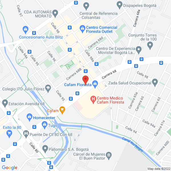 Mapa de Automotores La Floresta S.A.