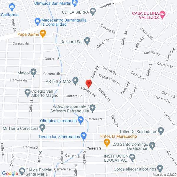 Map of Ips Laboratorio Clínico Shamalab S.A.S.
