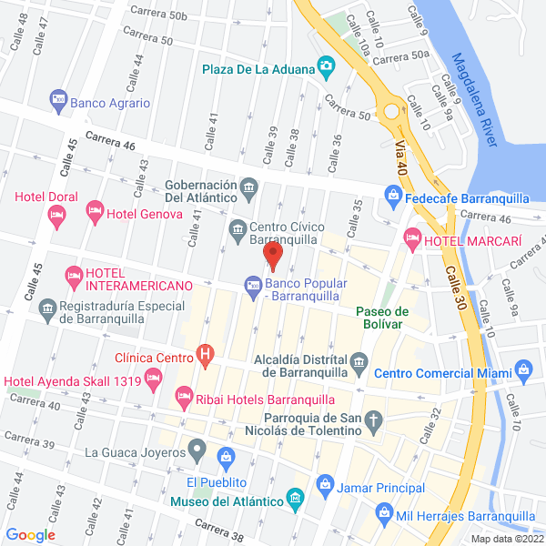 Map of Beauty Colombia Internacional Ltda.
