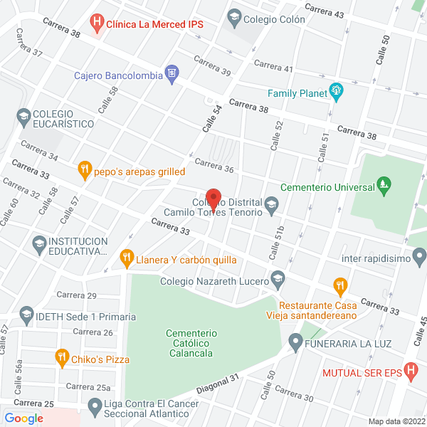 Map of Ventaneria Jbm S.A.S.