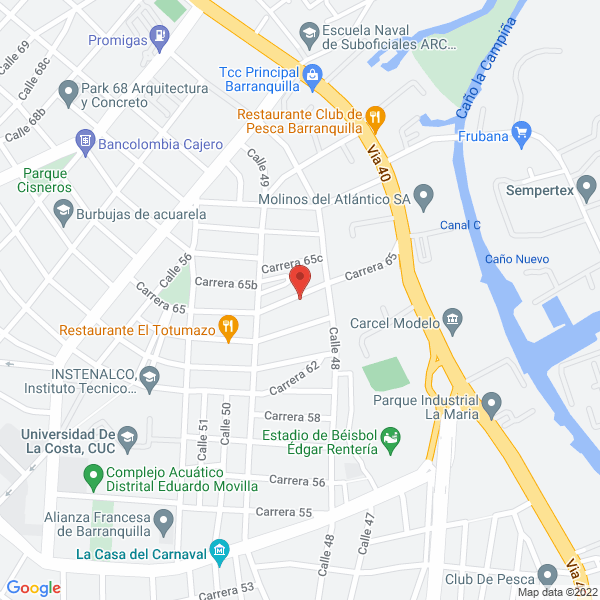 Map of Copy Bamba Impresiones S.A.S.