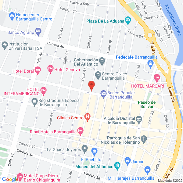 Map of Inversiones Bless S.A.S.