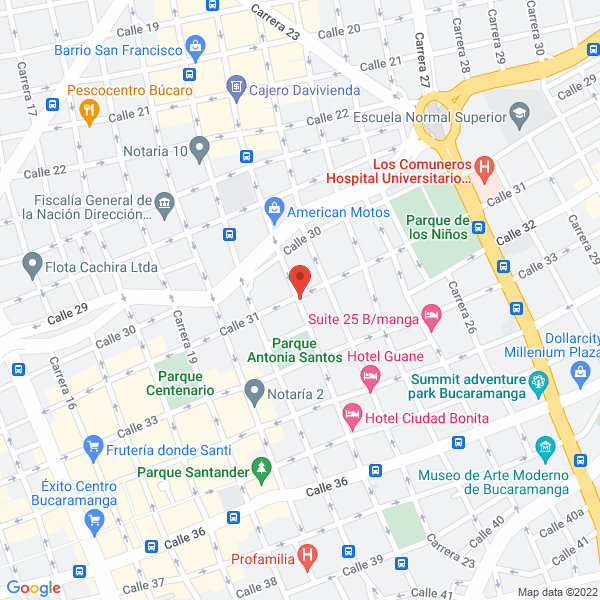 Map of Ayuda Y Solución Empresarial Ltda