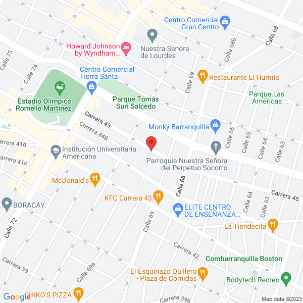 Map of Clafer Insumos Industriales S.A.S.