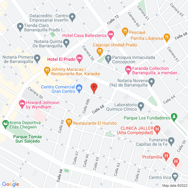 Map of Maquinarias Y Construcciones Mac S.A.S.