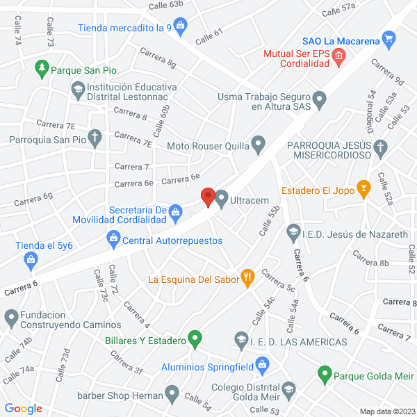 Map of Suministros Automotrices Del Caribe S.A.S.
