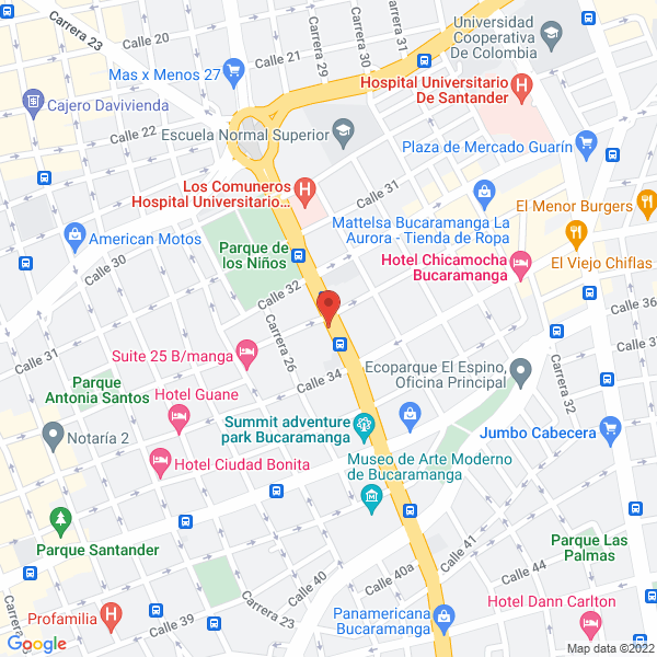 Map of Extrema Aventura S.A.S.