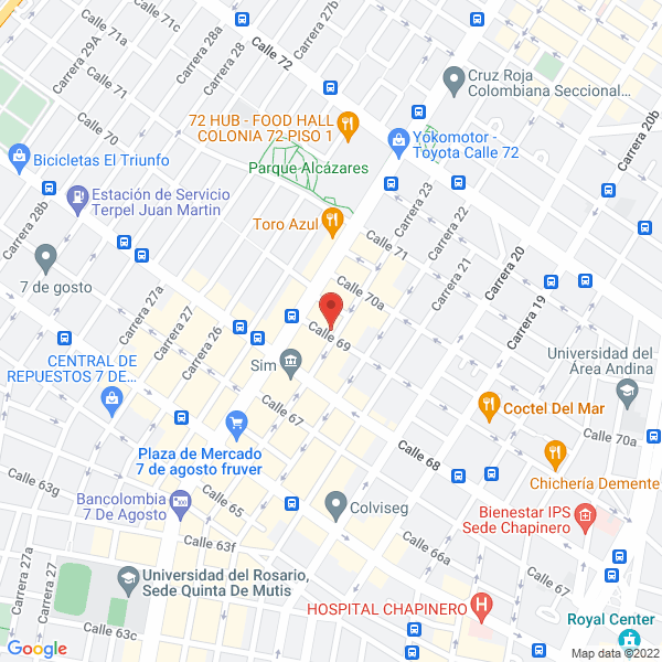 Mapa de Agrobolsa S.A. Comisionista