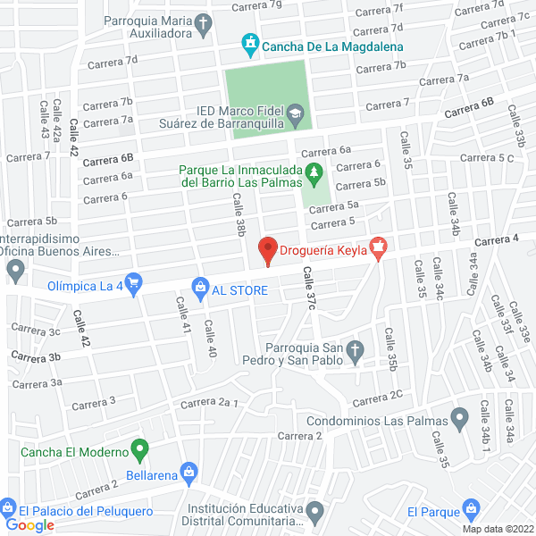 Map of Constructora Hk S.A.S.