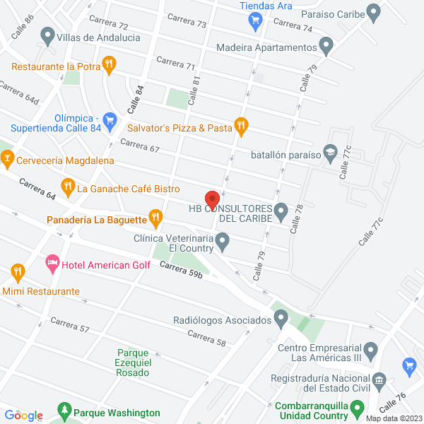 Map of Cv Aviation Technical Services S.A.S. Sigla Cvatse S.A.S.