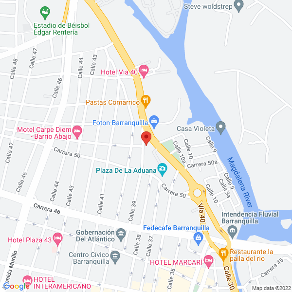 Map of Condimar S.A.