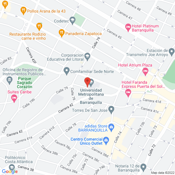 Map of System Biomedical Del Caribe S.A.S.