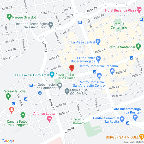 Map of Opción Unica Integral S.A.S.