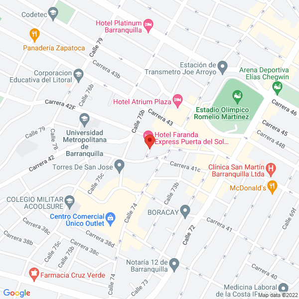 Map of Logistica Rosed S.A.S.