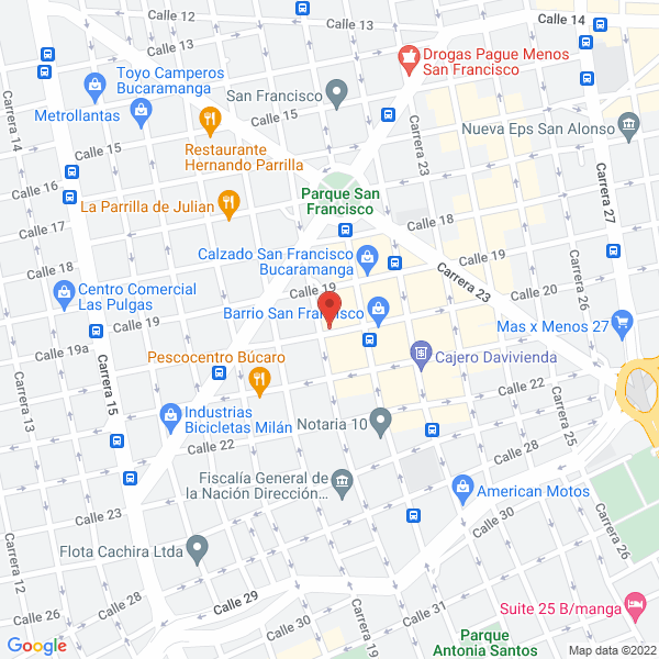 Map of Bordados Daleja S.A.S.