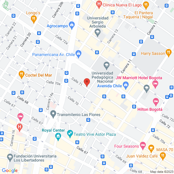 Mapa de Lactoservicios Ltda.
