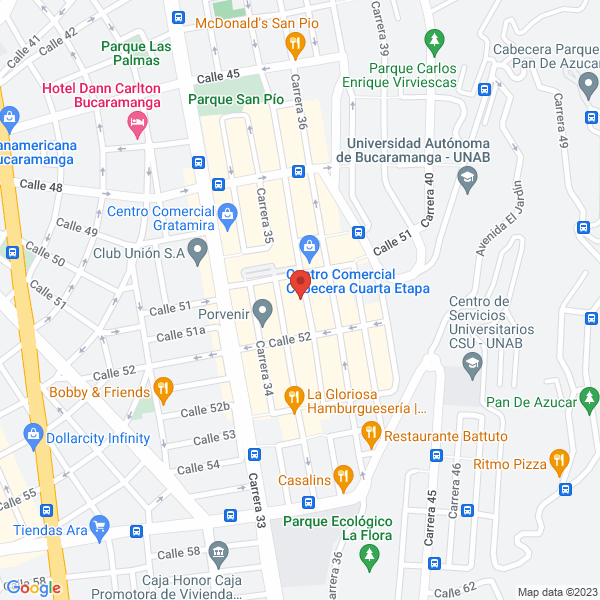 Map of Turismo Historico Ecologico Y De Aventura S.A.S.