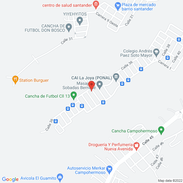 Map of Grupo Empresarial Corpalianza S.A.S.