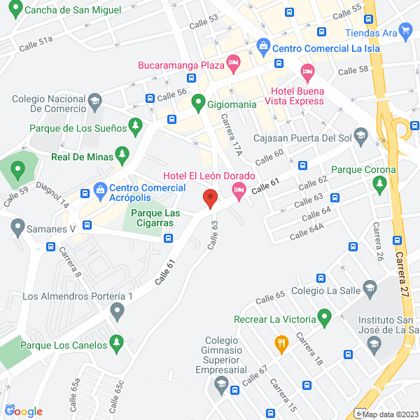 Map of Creative Development Studio S.A.S.