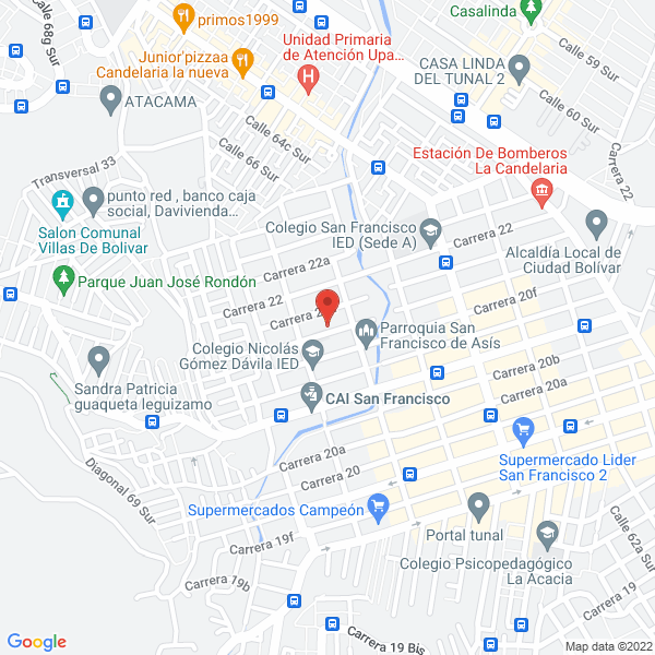 Mapa de Gyg Construcciones S.A.S.