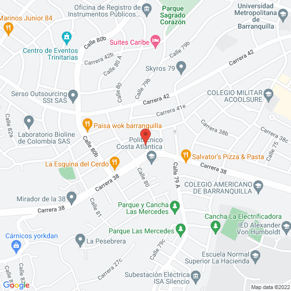 Map of Watkolumbien S.A.S.