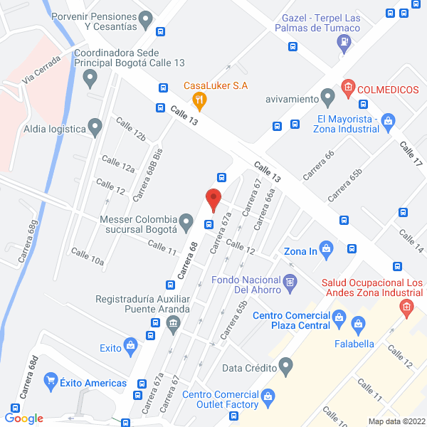 Mapa de Pharmalácteos S.A.